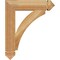 Ekena Millwork Thorton Arts & Crafts Rough Sawn Bracket, Western Red Cedar, 4"W x 20"D x 24"H BKT04X20X24THR03RWR - alternate 4